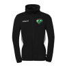 Veste zip à capuche Uhlsport Noir FCS Champagné (Flocage Ecusson)