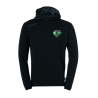 Sweat capuche Uhlsport Noir FCS Champagné (Flocage Ecusson)