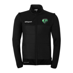 Doudoune rétractable Uhlsport Noir FCS Champagné (Flocage écusson)
