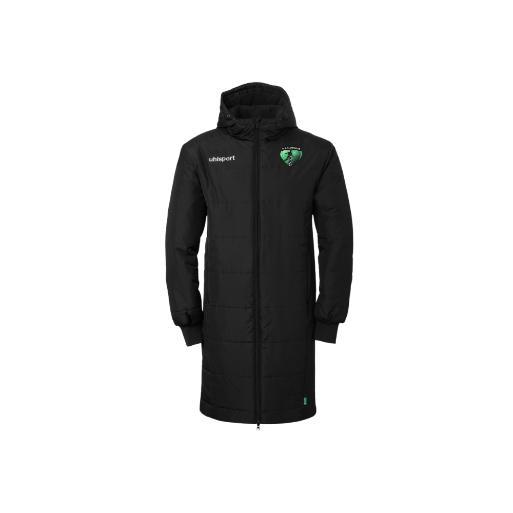 Parka longue Uhlsport Noir FCS Champagné (Flocage écusson)