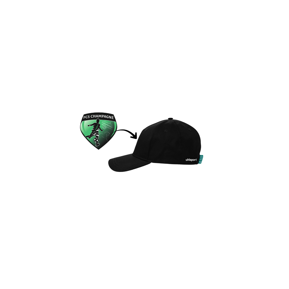 Casquette Noir FCS Champagné Uhlsport (Flocage Écusson)