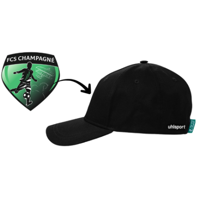 Casquette Noir FCS Champagné Uhlsport (Flocage Écusson)