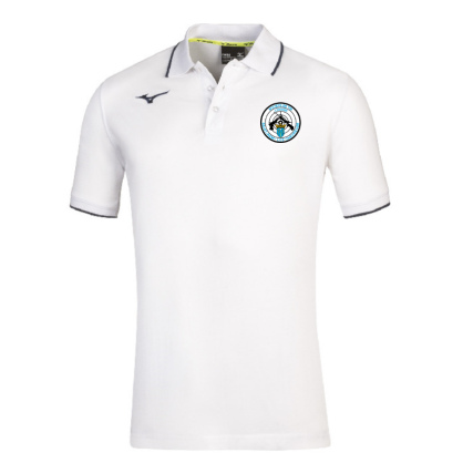 Polo Mizuno Blanc Société de Tir de l'Avenir