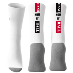 Chaussettes personnalisées Nom + Numéro - Amicale Laïque Cancale