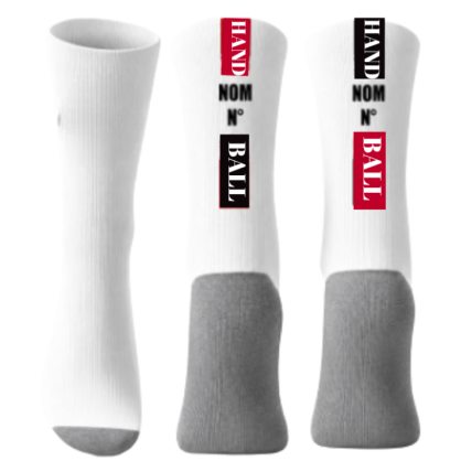 Chaussettes personnalisées Nom + Numéro - Amicale Laïque Cancale
