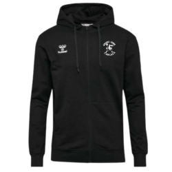 Sweat à capuche zippé Hummel Noir Amicale Laïque Cancale