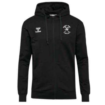 Sweat à capuche zippé Hummel Noir Amicale Laïque Cancale