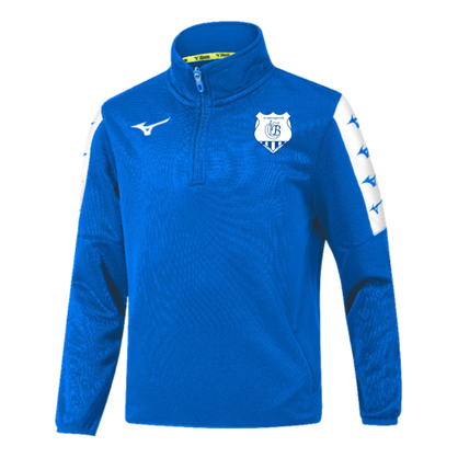 Veste 1/4 zippée Bleu MIZUNO US BAZOUGES CRE