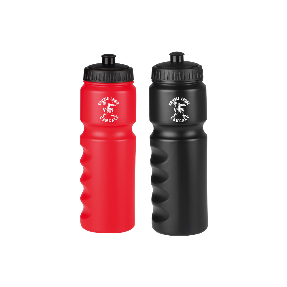 Gourde Noir ou Rouge ALC (logo en haut)