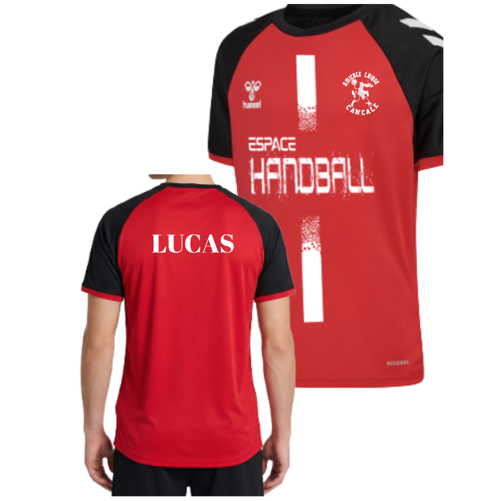Maillot Hummel Espace-handball Rouge Amicale Laïque Cancale
