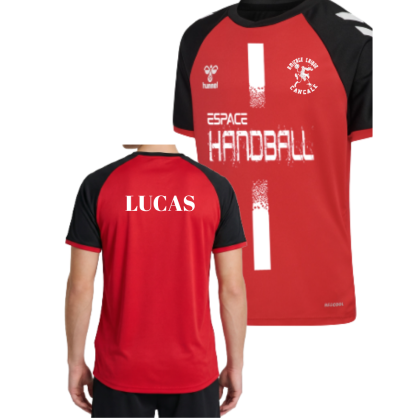 Maillot Hummel Espace-handball Rouge Amicale Laïque Cancale