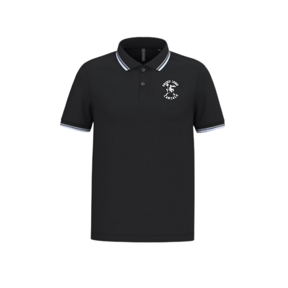 Polo Noir Amicale Laïque Cancale