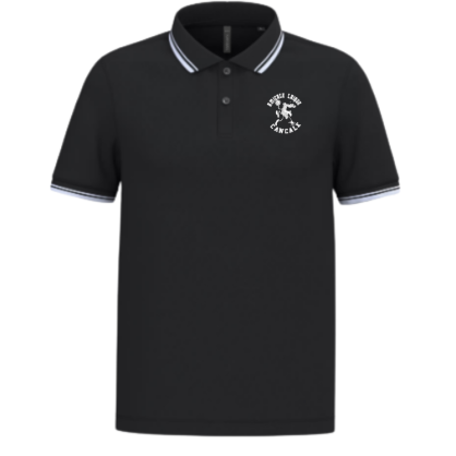 Polo Noir Amicale Laïque Cancale