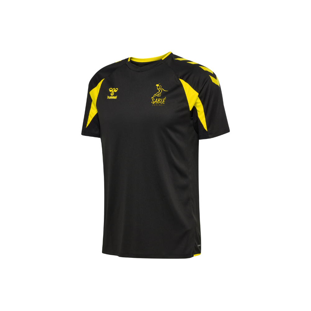 Maillot Hummel Noir/Jaune Sablé HB