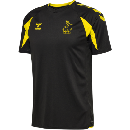 Maillot Hummel Noir/Jaune Sablé HB