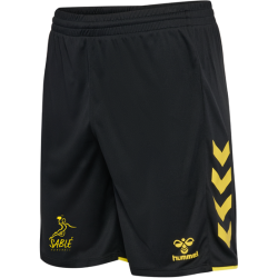 Short Hummel Noir/Jaune Sablé HB