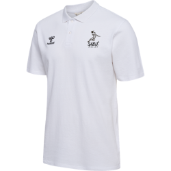Polo HUMMEL Blanc Sablé HB