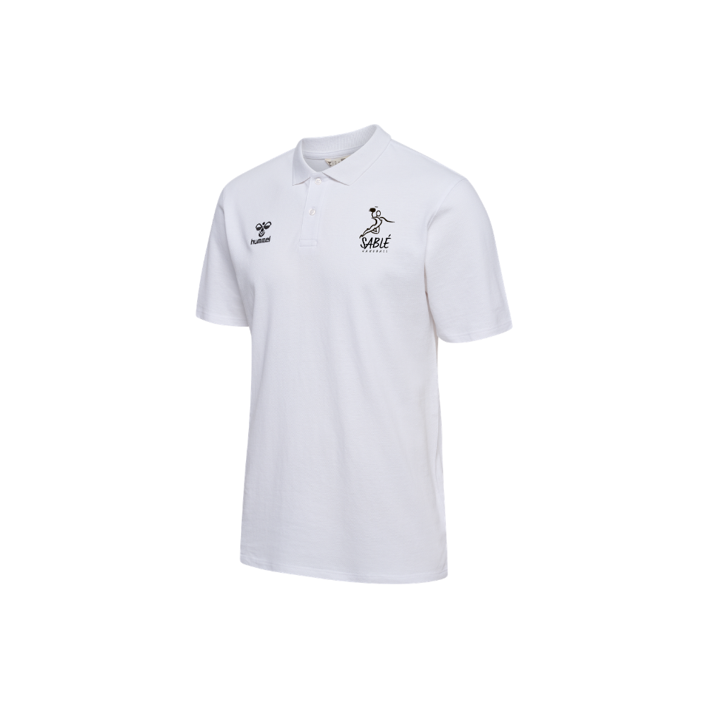 Polo HUMMEL Blanc Sablé HB