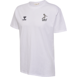 T-shirt de sortie HUMMEL Blanc Sablé HB