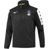 Veste 1/4 zippée Noir MIZUNO ANJOU SUD SARTHE