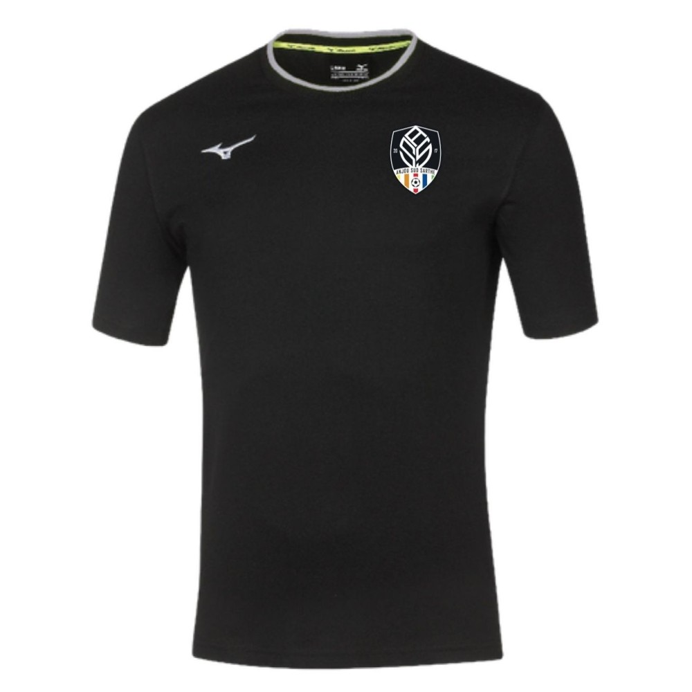 T-shirt de sortie Noir MIZUNO ANJOU SUD SARTHE