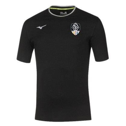T-shirt de sortie Noir MIZUNO ANJOU SUD SARTHE