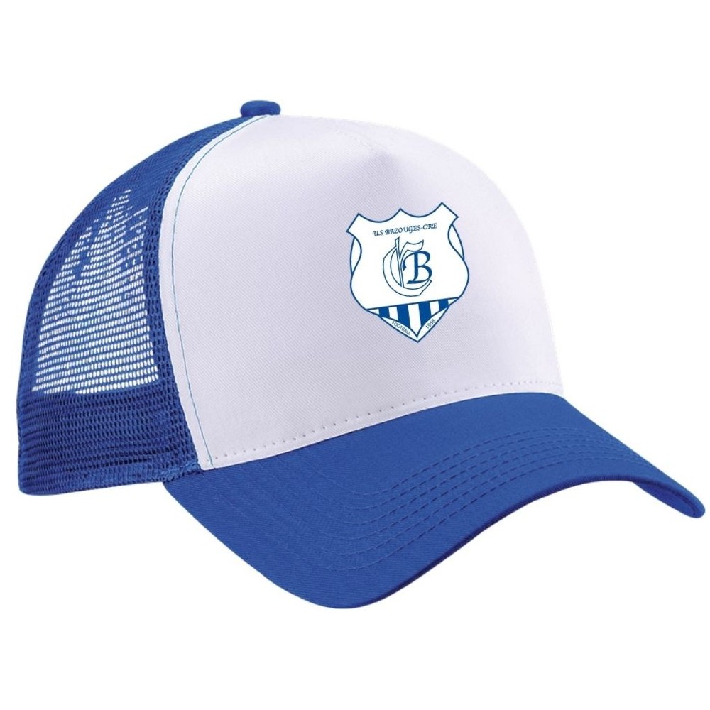 Casquette filet Bleu roy US BAZOUGES-CRE (Logo brodé)