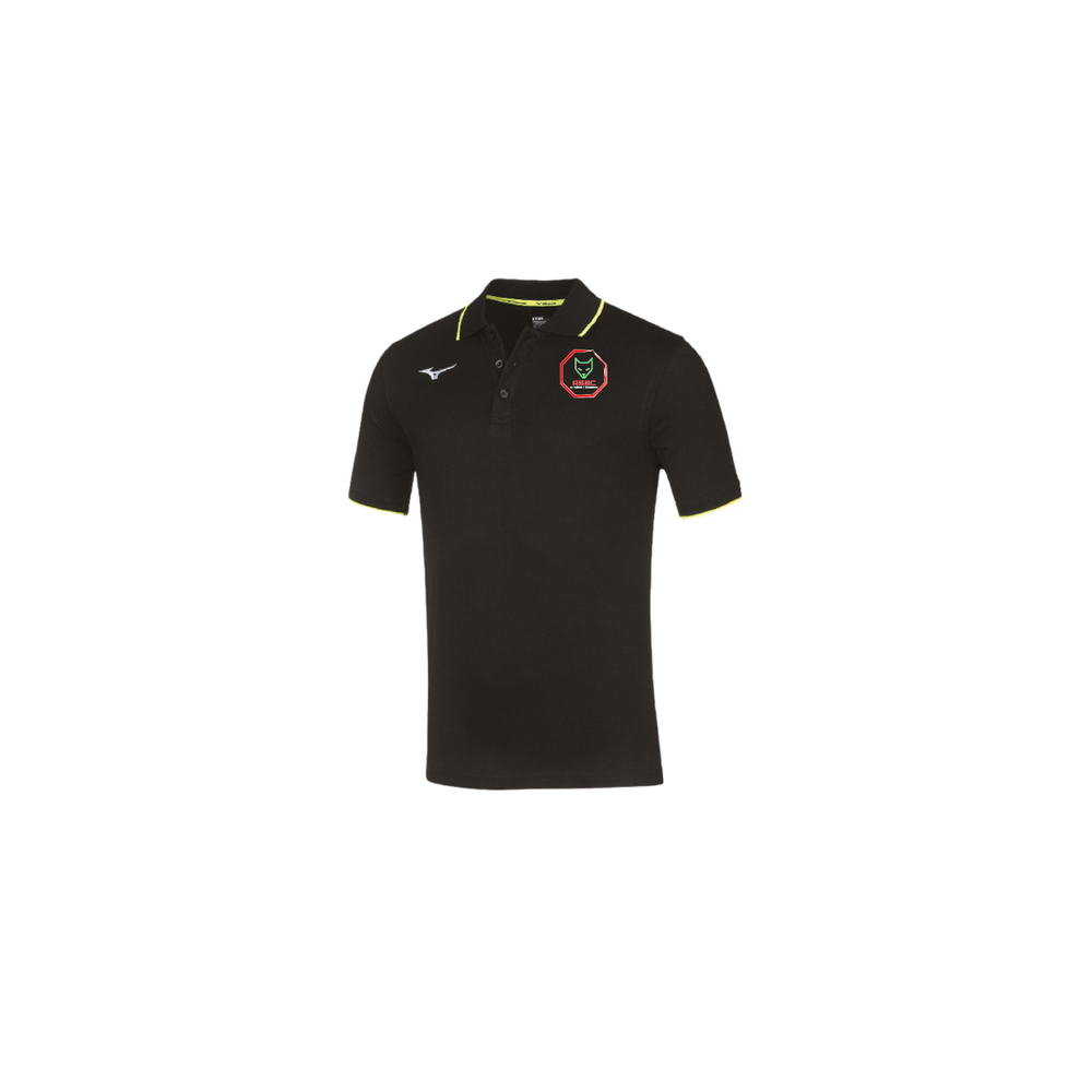 Polo de sortie Mizuno noir adulte ASBC