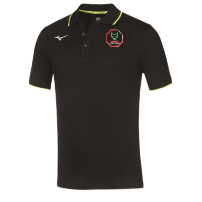 Polo de sortie Mizuno noir adulte ASBC