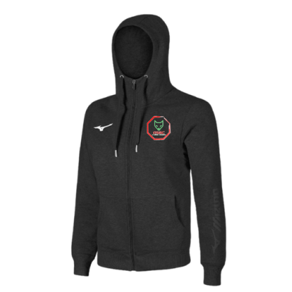 Veste à capuche Mizuno noir adulte ASBC