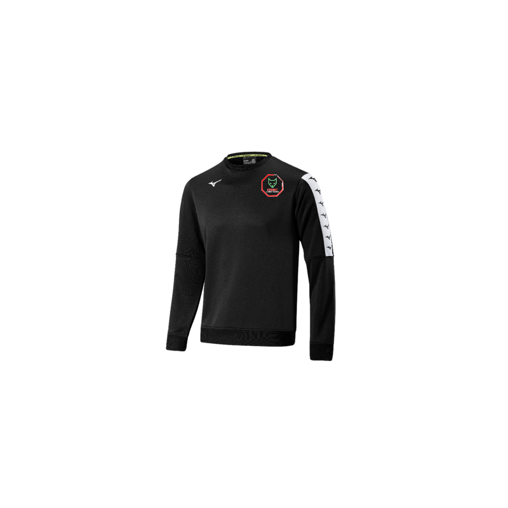 Sweat entrainement Mizuno noir adulte ASBC